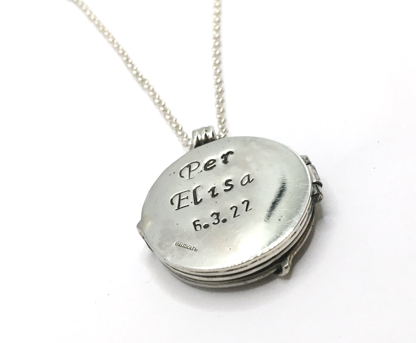 Bracciale con meccanismo di orologio rettangolare art.415 Con incisione sul retro