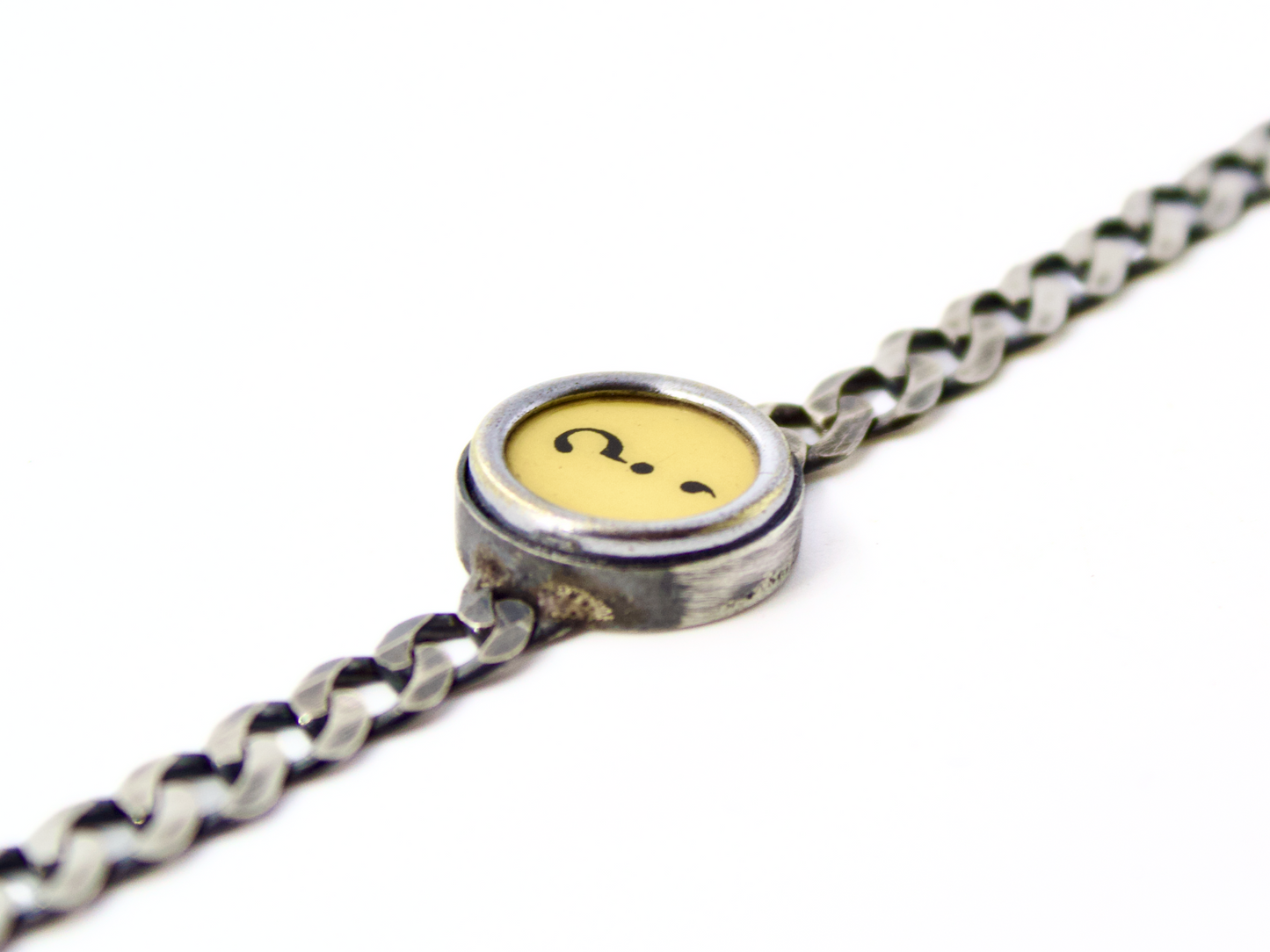 Bracciale con tasto di macchina da scrivere art.355
