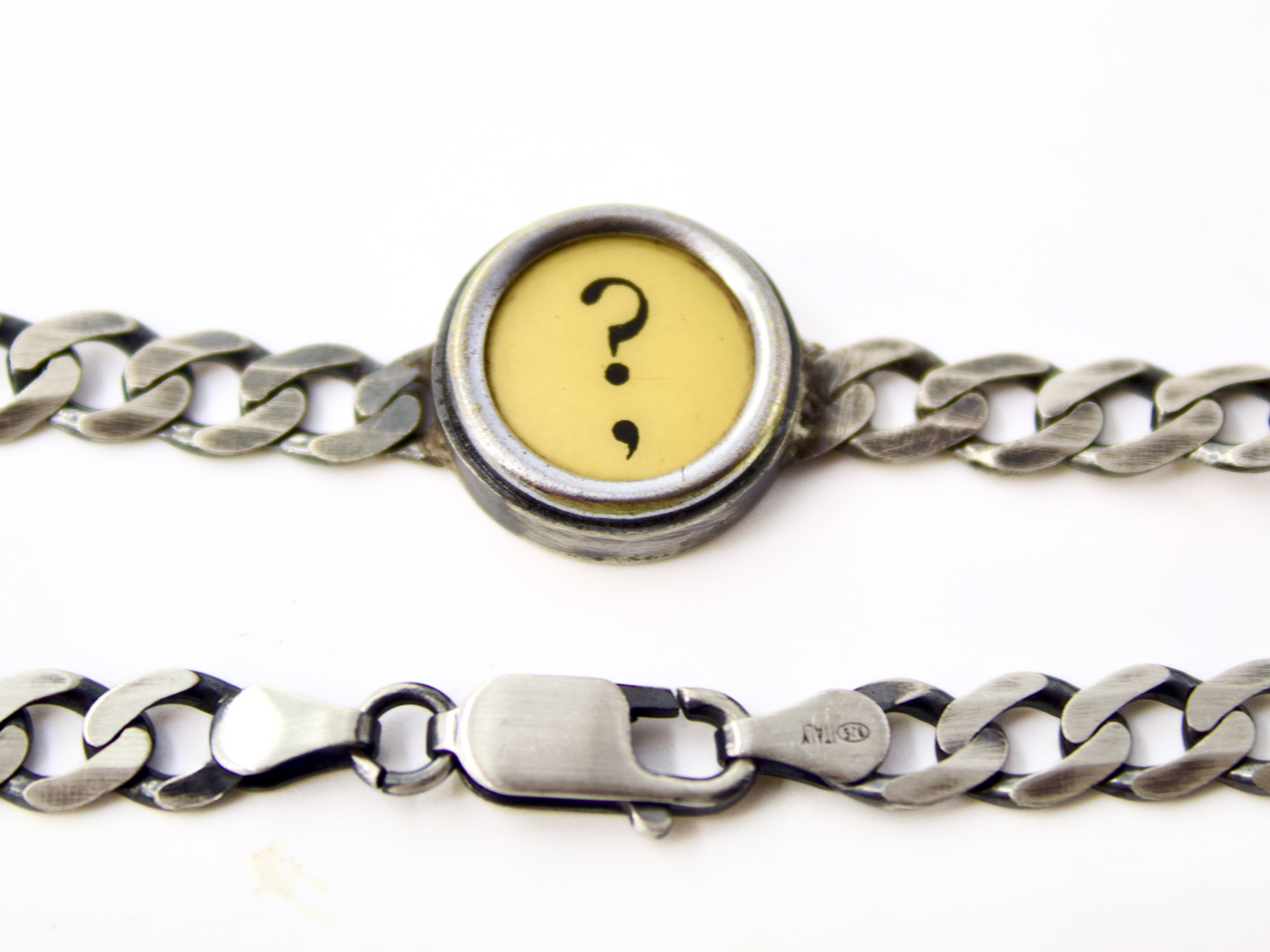 Bracciale con tasto di macchina da scrivere art.355