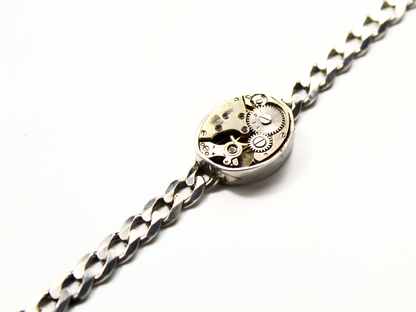 Bracciale con meccanismo di orologio ovale art.415b