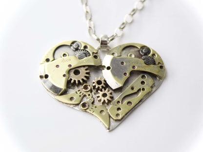 Cuore meccanico - Versione in argento art.437