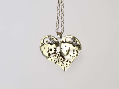Cuore meccanico - Versione in argento art.437