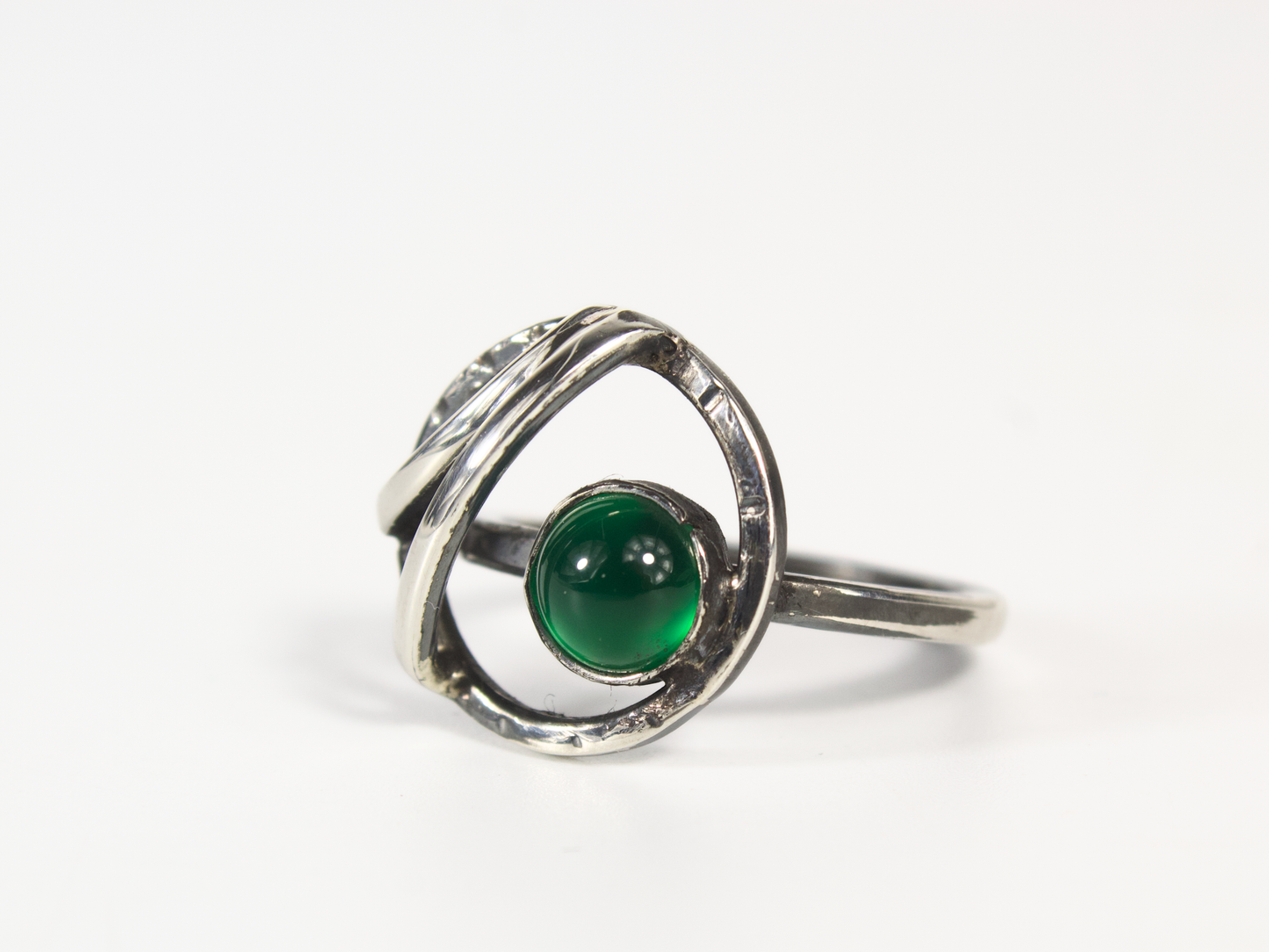 Orbite - Anello con pietra verde art.476