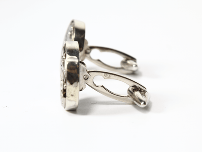 Gemelli da camicia Glimoire in argento con design elegante e chiusura a morsetto