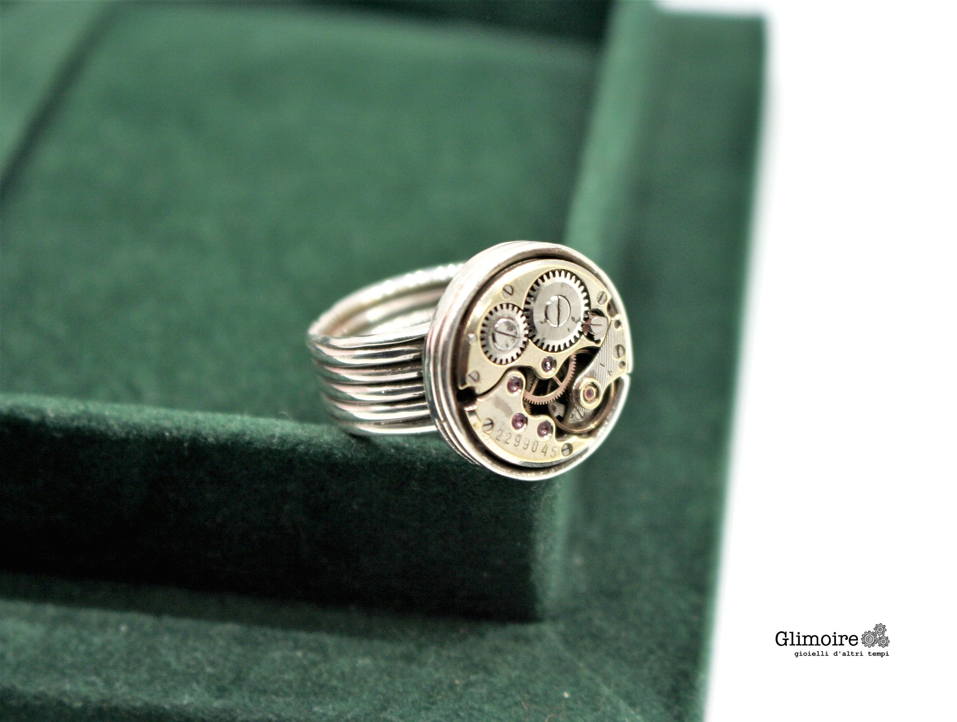 Anello a filo affiancato in argento art.334