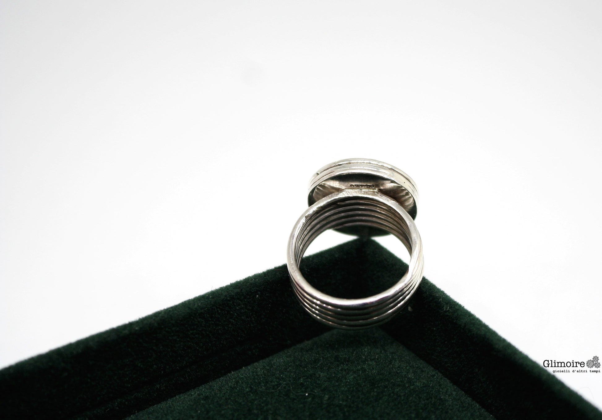 Anello a filo affiancato in argento art.334
