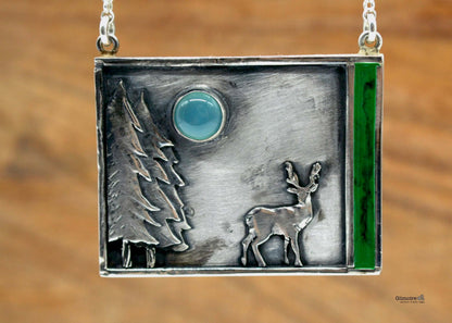 collana-habitat-argento-cervo-calcedonio
