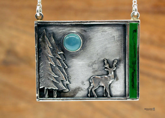 collana-habitat-argento-cervo-calcedonio