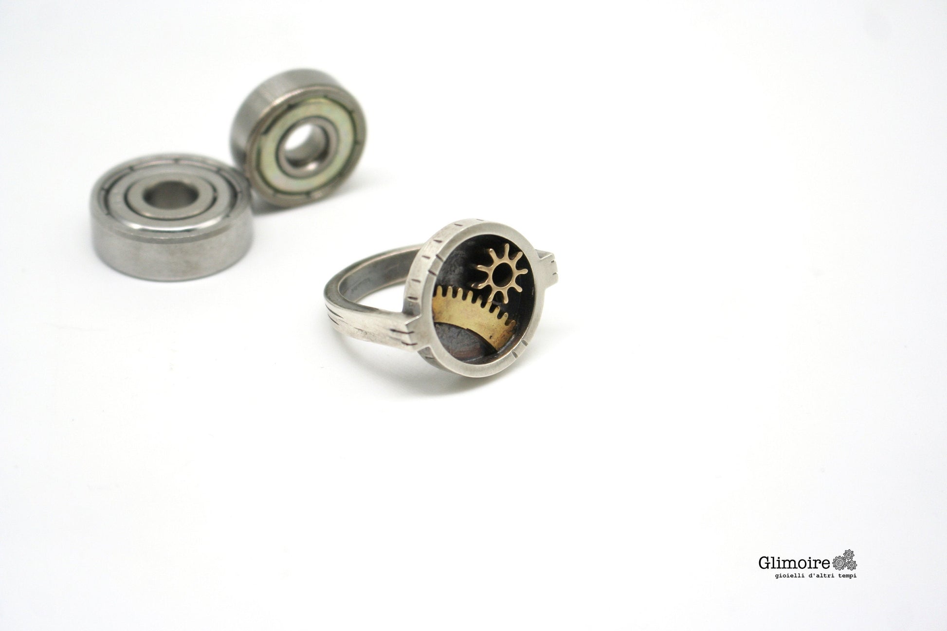 Anello industrial tondo - forze e attrito - anello con ingranaggi art.312 - Glimoire